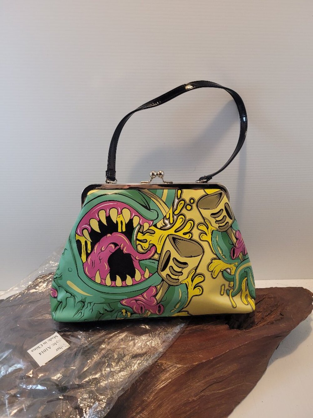 Rockabilly Folter Low Brow Monster Clutch /Evening Bag